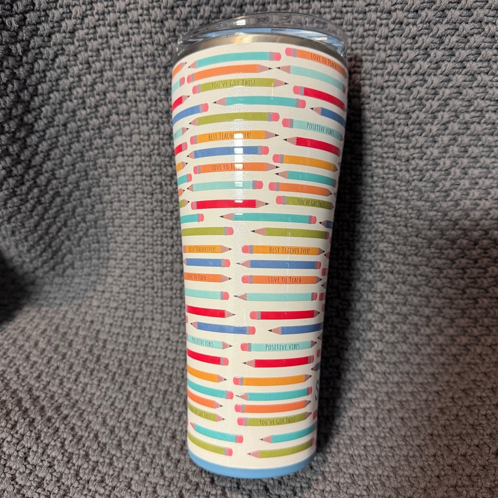 Swig Life Teacher Life 32oz Colorful Pencil Tumbler - Picture 2 of 12